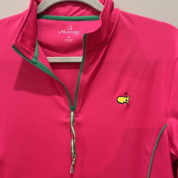 Hot pink Masters kids pull over, size extra large - Picture 2 of 3